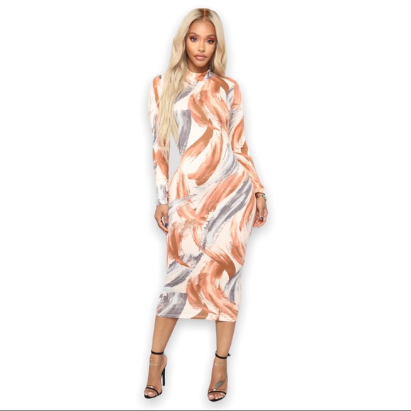 Fashion Nova Dresses & Skirts - Fashion Nova bodycon midi dress